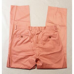 Ralph Lauren Pink Flat Front Chinos Mens 32x32 Golf Derby Spring